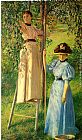 Joseph Rodefer De Camp Famous Paintings - The Pear Orchard